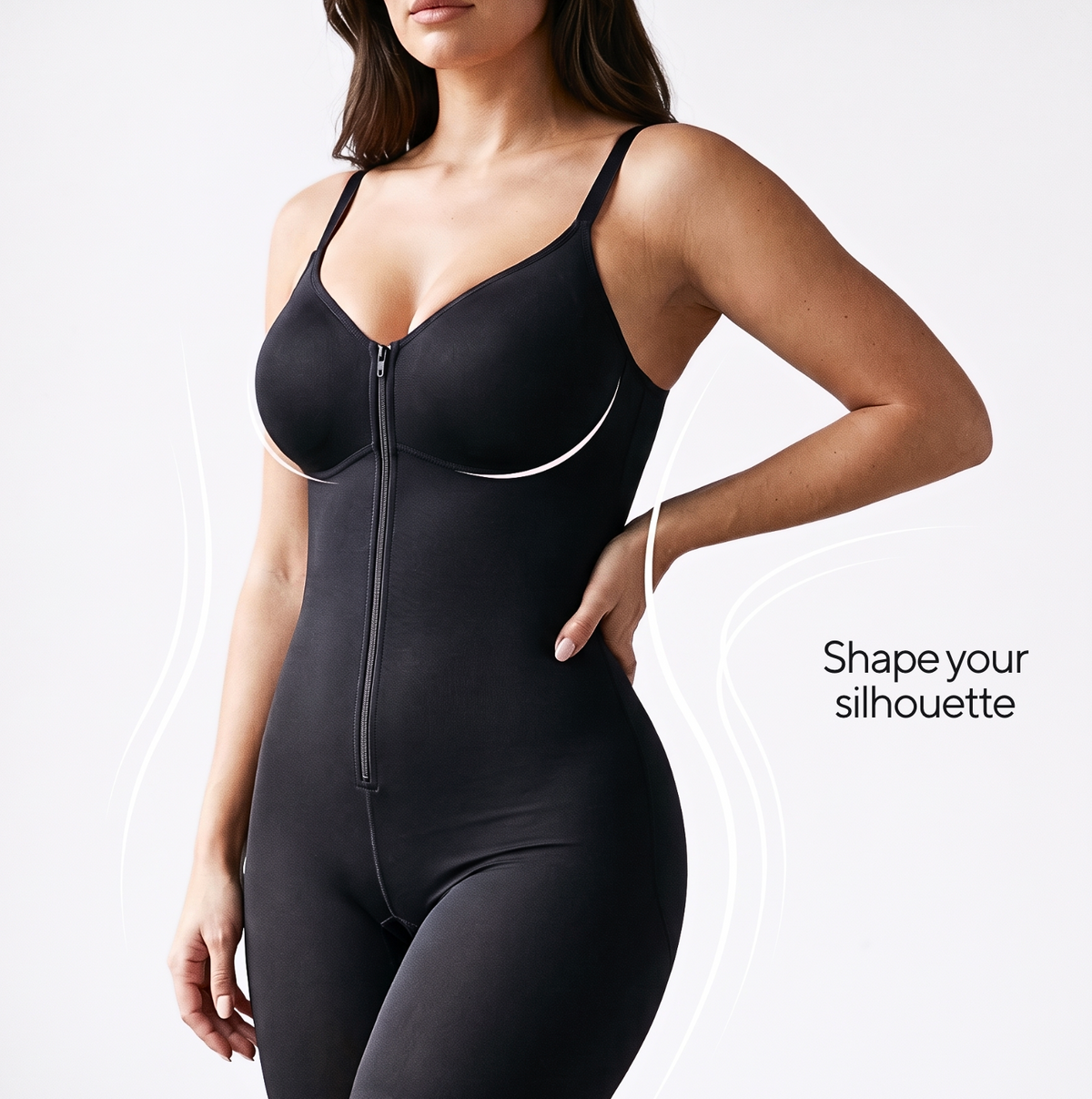 ALYNNE Zip Bodysuit
